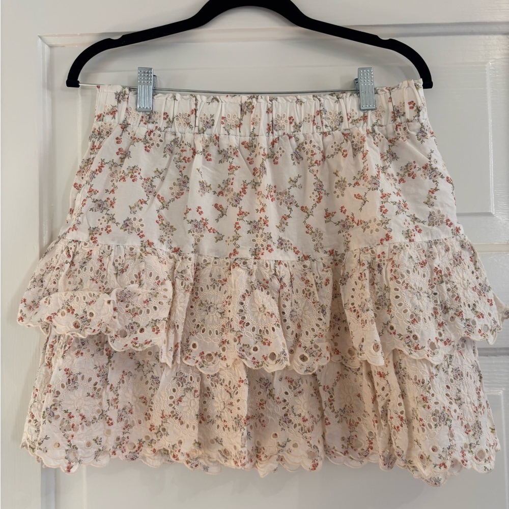 LOFT SET floral mini-skirt and top - Picture 5 of 5